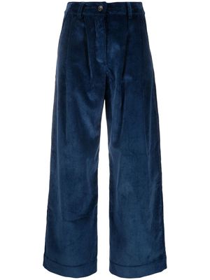 Cawley Studio Mara corduroy wide-leg trousers - Blue