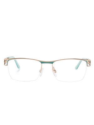 Cazal 4304 rectangle-frame glasses - Blue