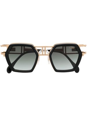 Cazal 6770 geometric-frame sunglasses - Black