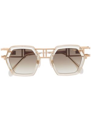 Cazal 6770 geometric-frame sunglasses - Gold