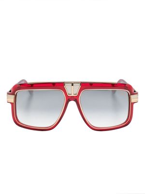 Cazal 678 pilot-frame sunglasses - Red