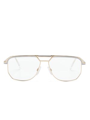 Cazal 7101 pilot-frame glasses - Gold