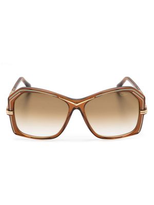 Cazal 8510 geometric-frame sunglasses - Brown