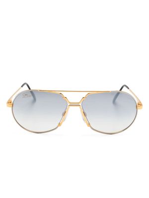 Cazal 968 navigator-frame sunglasses - Gold