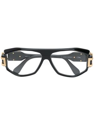 Cazal geometric-frame glasses - Black