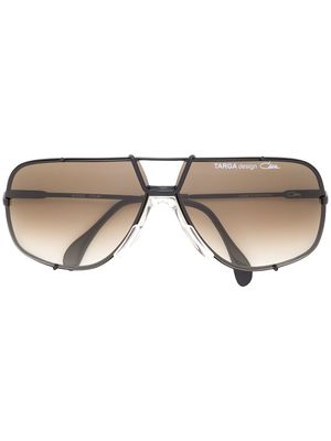Cazal oversized pilot-frame sunglasses - Black