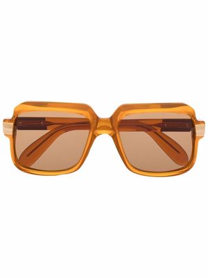 Cazal rectangular-frame sunglasses - Orange