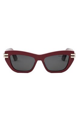 Cdior B2U Butterfly Sunglasses in Shiny Red /Smoke