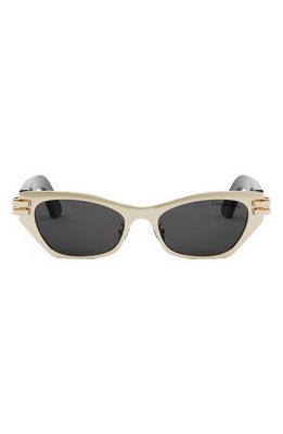 Cdior B3U 58mm Butterfly Sunglasses in Shiny Gold Dh /Smoke