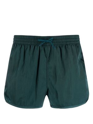 CDLP drawstring-waist pocket swim shorts - Green