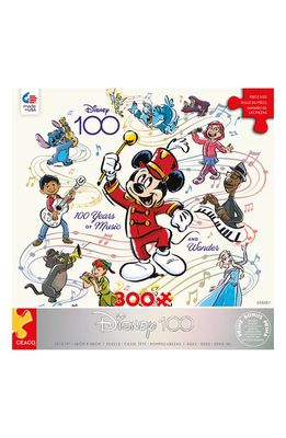 CEACO x Disney 100 Years of Music 300-Piece Puzzle in White Multi