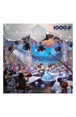 CEACO x Disney Thomas Kinkade 100th Celebration 1000-Piece Puzzle in Blue Multi