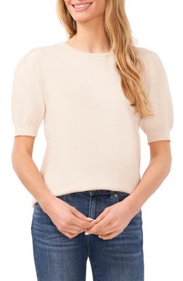 CeCe Puff Sleeve Sweater in Malted