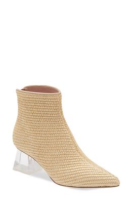 Cecelia New York Jasmin Pointed Toe Bootie in Natural Woven