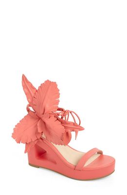 Cecelia New York Lily Cutout Wedge Sandal in Sherbet
