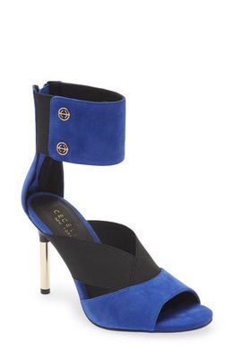 Cecelia New York Mirror Sandal in Wild Blue