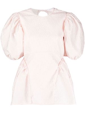 Cecilie Bahnsen Destiny puff-sleeve blouse - Pink