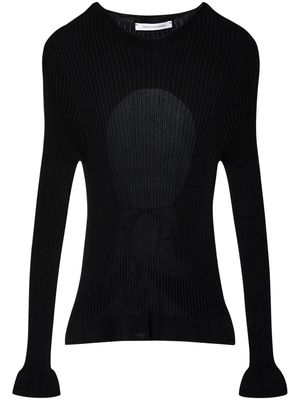 Cecilie Bahnsen Jayla knitted top - Black