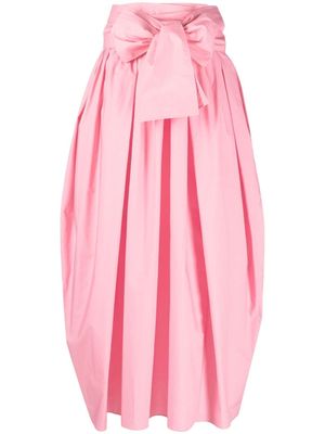 Cecilie Bahnsen Junita poplin tulip skirt - Pink