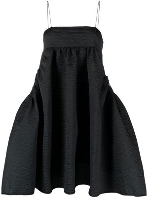 Cecilie Bahnsen Lisbeth matelassé A-line dress - Black