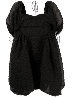 Cecilie Bahnsen Sidra puff-sleeve minidress - Black
