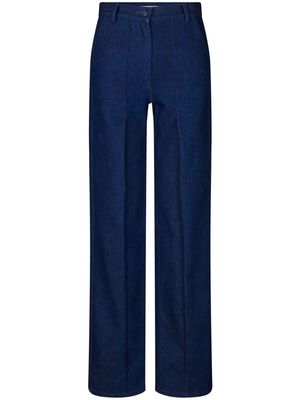 Cecilie Bahnsen Sixta pleat-detail trousers - Blue