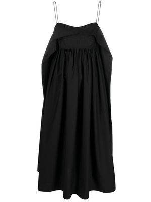 Cecilie Bahnsen Susa cut-out organic-cotton midi dress - Black