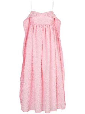 Cecilie Bahnsen Susa matelassé dress - Pink