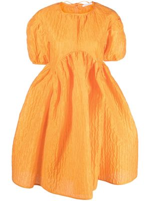 Cecilie Bahnsen Thelma puff-sleeve minidress - Orange