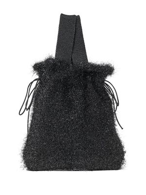 Cecilie Bahnsen Ute metallic tote bag - Black