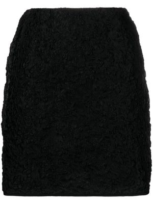 Cecilie Bahnsen Vailis matelassé miniskirt - Black