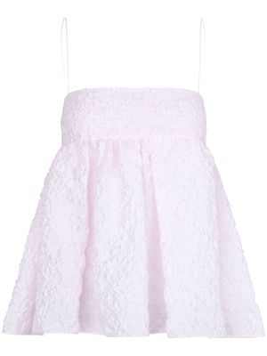Cecilie Bahnsen Veronica bow-detailing top - Pink