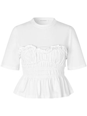 Cecilie Bahnsen Vilde cotton T-shirt - White