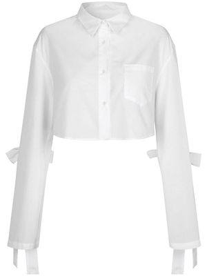 Cecilie Bahnsen Vinh cropped shirt - White