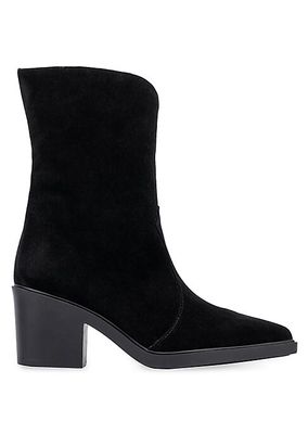 Celesta 70MM Western-Style Suede Boots