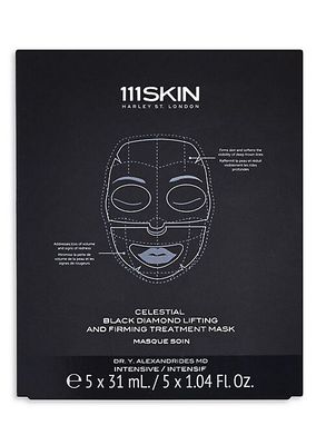 Celestial Black Diamond Lifting & Firming 5-Piece Facial Mask Set
