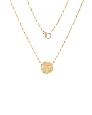 Celestial Disc Small Necklace