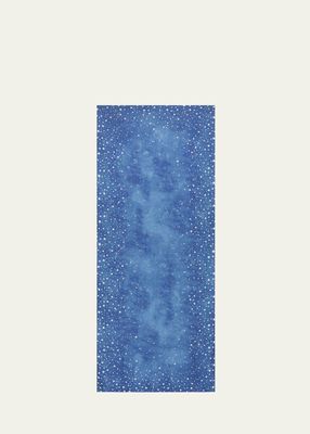 Celestial Stars Cosmic Blue Tablecloth, 65" x 98"