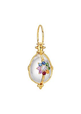 Celestial Stella 18K Yellow Gold & Multi-Stone Amulet