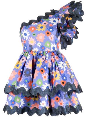 Celia B Cozumel ruffled minidress - Multicolour