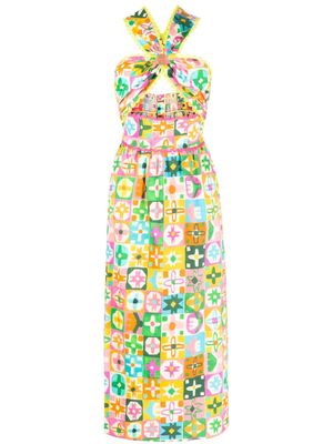 Celia B Narmada floral-print maxi dress - Multicolour