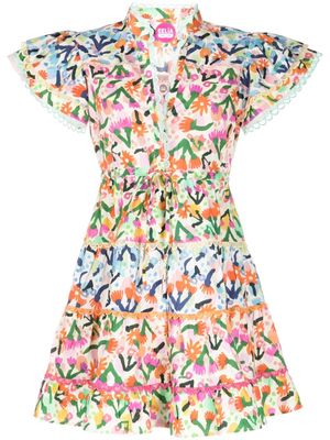 Celia B Pacific floral-print minidress - Multicolour