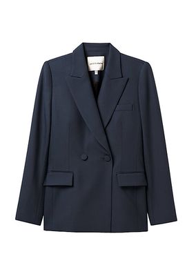 Celice Wool Double-Breasted Blazer