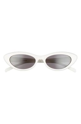 CELINE 54mm Cat Eye Sunglasses in Ivory/Grey