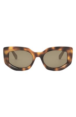 CELINE Butterfly 54mm Sunglasses in Blonde Havana /Brown 