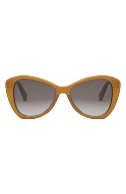 CELINE Butterfly Sunglasses in Light Brown /Gradient Brown