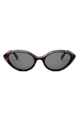 CELINE Cat Eye Sunglasses in Dark Havana /Smoke 