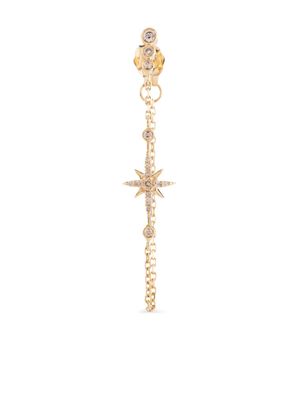 Celine Daoust 14kt yellow gold North Star diamond earring