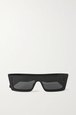 CELINE Eyewear - Oversized D-frame Acetate Sunglasses - Black