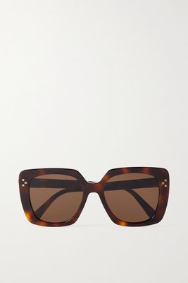 CELINE Eyewear - Oversized Square-frame Tortoiseshell Acetate Sunglasses - one size